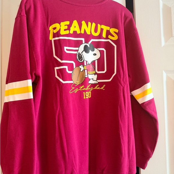 Peanuts Maroon Sweatshirt - Picture 3 of 5